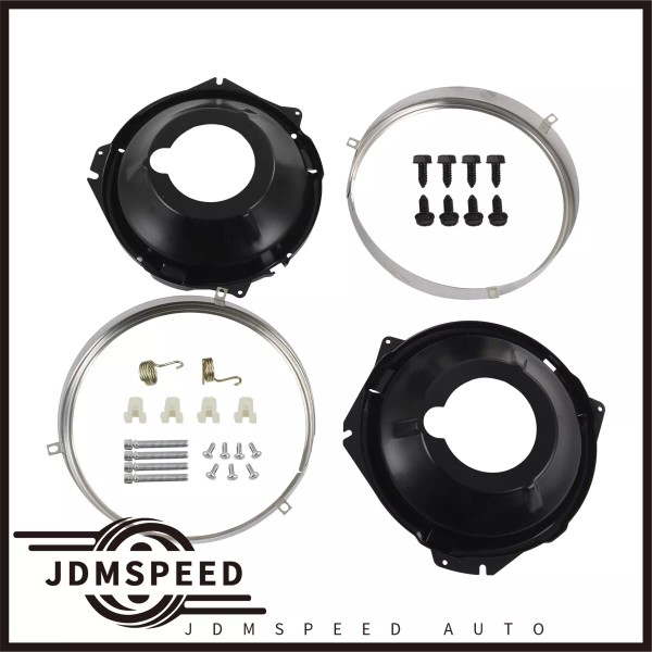 JDMSPEED AUTO Headlamp Retaining Ring Mounting Bucket Kit 28pcs W/