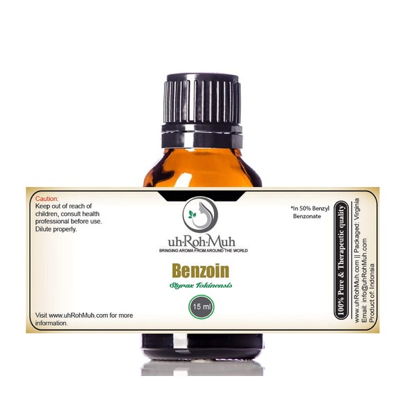 Benzoin Oil in 50% Benzyl Benzonate || Benzoin Resinoid || Indonesia - (15ml)