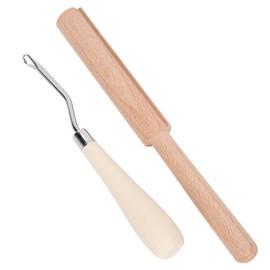 Durable Bent Latch Hook Tool, Crochet Needle, Well‑Made Beautiful Strong Practical Comfortable for Create Beautiful Carpets Braid Hair Hair Weaving Crafts