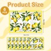Lemon Summer Set of 6 Place Mats, 30 x 45