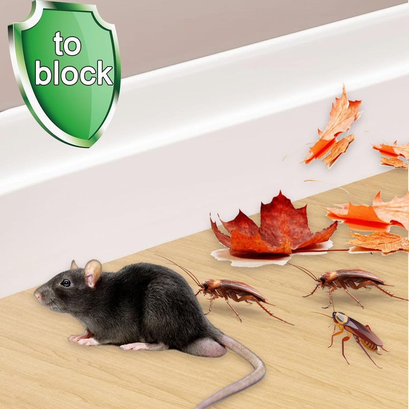 2 Pack 32 inch Door Draft Stopper Under Door Draft