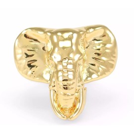 The Collegiate Standard Stunning 14k Gold Plated Elephant Ring | Brand New!!!***