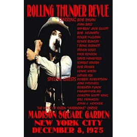 GENERIC BOB DYLAN REPLICA ROLLING THUNDER REVUE 1975 CONCERT POSTER