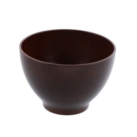 Tableware East Wood Grain Soup Bowl S (Dark Brown) Mat sw-A1-3020-0