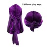 Tatuo 6 Gorros Durag de Terciopelo con Cola Larga y