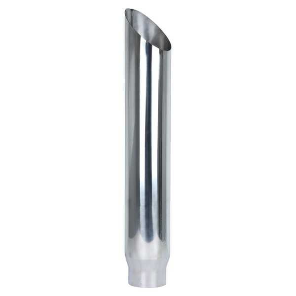 Pypes Exhaust (EVT506-36AC) 5" In x 6" Out x 36" Long Polished Stainless Steel Exhaust Stack Tip