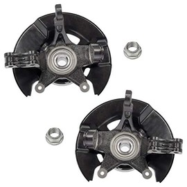 AutoShack KN798494PR Pair of 2 Front Driver and Passenger Side Complete Wheel Hub Bearing & Steering Knuckle Assembly 5 Lugs with ABS Replacement for 2005 2006 2007 2008 Honda Pilot 3.5L V6 AWD FWD