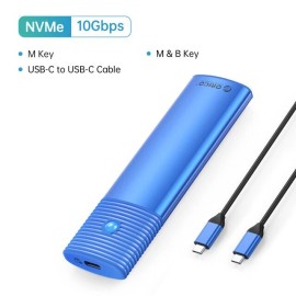 ORICO 4TB SSD M.2 NVMe SSD Enclosure 10Gbps USB C Adapter 2230/2242/2260/2280 US