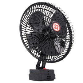 Portable Lithium Battery Fan Rechargeable 8in Multifunctional for Desk Outdoor Camping Fishing Picnic RV