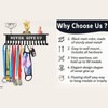 Medal Display Hanger Never Give Up Sturdy Shelf with Hooks