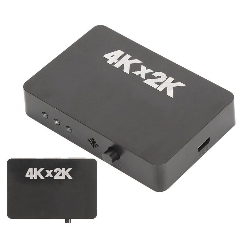 3 Input 1 Output Switcher HDMI-Compatible 2Kx4K HD Video Signal