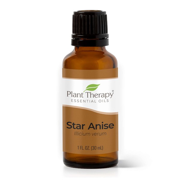 Plant Therapy Star Anise Essential Oil 30 mL (1 oz) 100% Pure, Undiluted, Therapeutic Grade