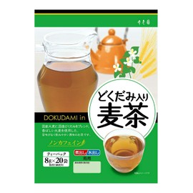 Juroen Barley Tea with Dokudami, 0.3 oz (8 g) x 20 Bags x 5 Decaffeinated Tea Bags