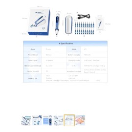 Dermapen Dr.pen A11 Pro Inalámbrico Con 12 Cartuchos