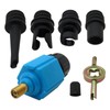 GRABOTE New Blue Inflatable Pump Adaptor Air Pump Converter, Multifunction