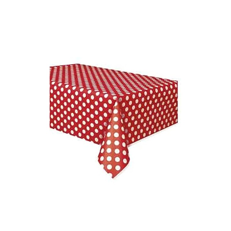 Ruby Red Dots Tablecover 54x108