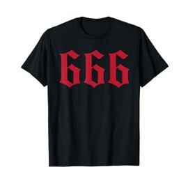 666 Mark of the Beast Satanic Devil T-Shirt T-Shirt