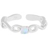 NicoWerk SRI1112 Women's 925 Silver Ring - Adjustable Silver Ring