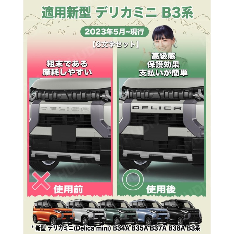 HUDIY Mitsubishi Delica Mini DELICA MINI (Matte Black, Delica Mini