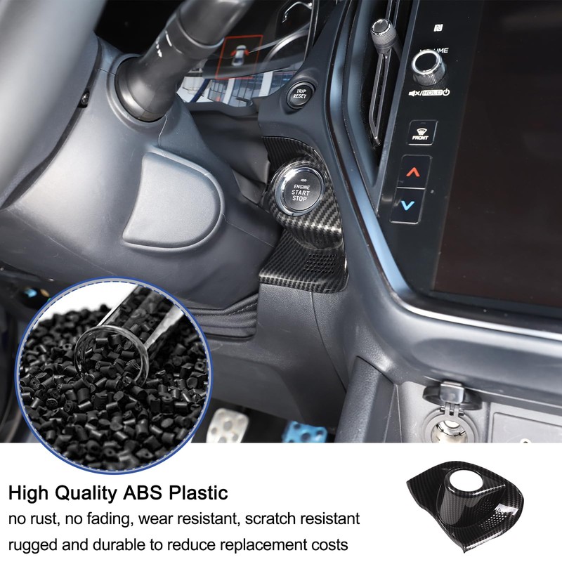 Car Engine Start Stop Button Cover Compatible with Subaru WRX