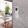 NUOBESTY Wall Mount Remote Control Holder – Retractable Storage Organiser