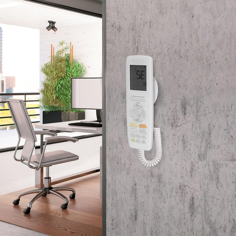 NUOBESTY Wall Mount Remote Control Holder – Retractable Storage Organiser