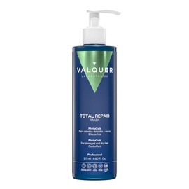 VALQUER Total Repair Zero Mascarilla Capilar Efecto Fro  Hidratante, Reparadora y Nutritiva para Cabello Daado y Seco  Antifrizz con Arndano y Aceite 