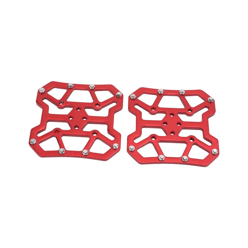 1Pair Bicycle Clipless Pedal Platform Adapters Self Lock Aluminum Alloy