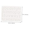 NOLITOY Alphanumeric Stencil Set Numbers Letters Mold for DIY Jewelry