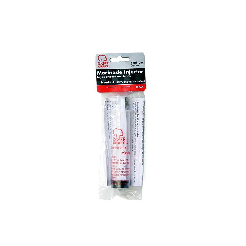 Chef Craft Select Plastic with Stainless Steel Needle Marinade Injector,