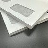 Envelope with 2 Windows, Western 6, Glassine Window, with Pattern,