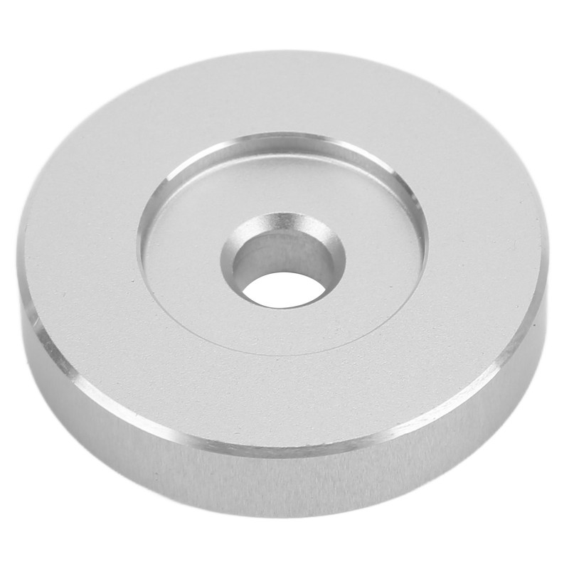 Phonograph Record Adapter Metal Turntable Disc Accessory Replacement Part Silver