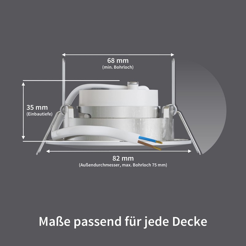 LED Spot Stainless Steel Set of 3