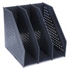 FRETONBA Foldable Magazine File A4, File Magazine Holder with 3