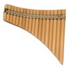 Pan Flute Curved 18 Pipes Tunable From Peru -Nazca Lines