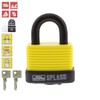 Burg-Wächter 39961 Padlock Splash 470 45 Yellow SB
