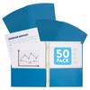 Blue Folders with Prongs, Blue Folders with Pockets and Prongs,