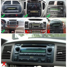 4+64GB Car Radio Stereo for Toyota 4Runner 2003-2009,for Tundra 2003-2006 for Sequoia 2003-2007, 7'' Touch Screen for 4Runner Wireless Carplay Android Auto, GPS, WiFi, Bluetooth 5.0, Mic, Backup Cam