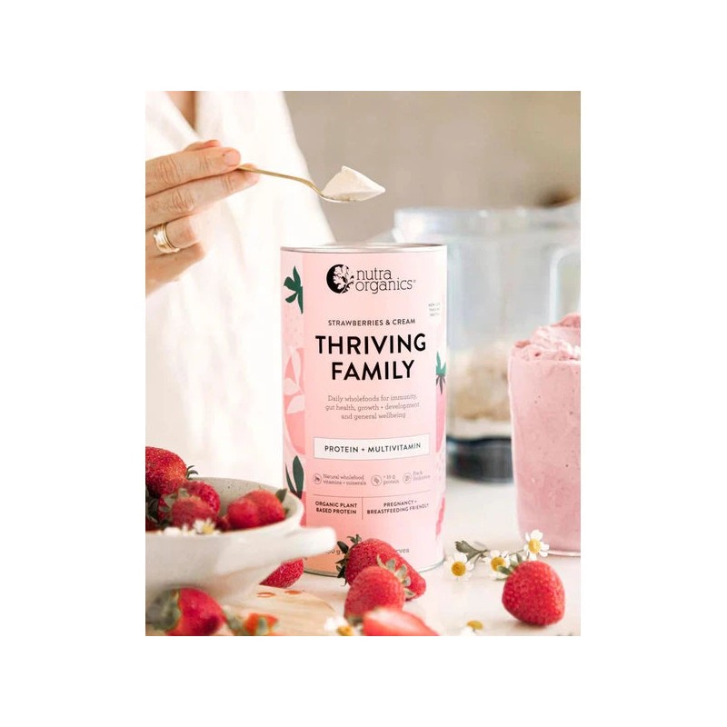 Nutra Naturals Thriving Family, Strawberries & Cream / 1kg