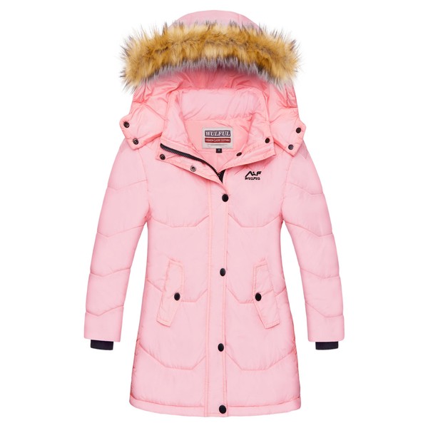 WULFUL Girl's Winter Coats Outerwear Down Puffer Jacket Waterproof with