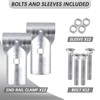 Rail Clamps 1-3/8" x 1-3/8", End Rail T Clamps Chain