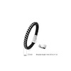 Dada Gioielli - Mens Leather Bracelet - Available in Silver