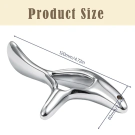 STFALI Trigger Point Pusher, Gua Sha Stainless Steel, Trigger Point Massager, Massage Tool for Face, Neck, Shoulders, Back, Arms, Legs, Muscle Relaxation