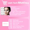Eye pads lash extensions(1000 Pcs) - Akissos Premium White Foam