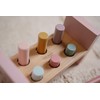 Little Dutch 7346 FSC Wooden Hammer Bench Fairy Garden Pink