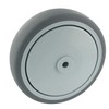 Rollentechnik Apparatus Castor without Lock Wheel Thermoplastic Rubber 100 x