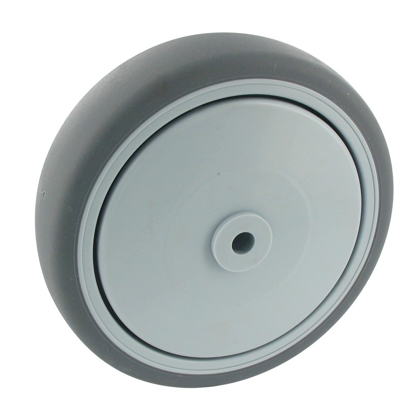 Rollentechnik Apparatus Castor without Lock Wheel Thermoplastic Rubber 100 x