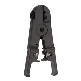 sourcing map Coaxial Cable Stripper Cutter Tool, 3.2-9.0mm for Stripping Round (STP & UTP) and Flat Ethernet TV Telephone Cables, Black