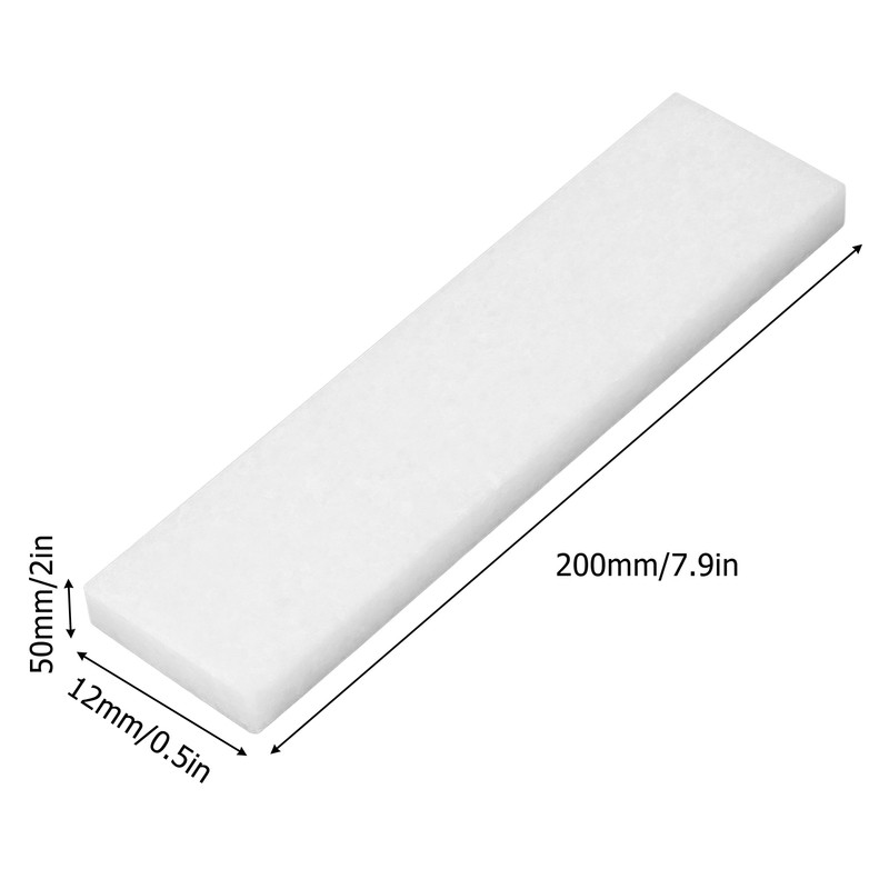 8000Grit Sharpening Stone White Jade Iron Free Professional Whetstone with