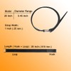 VIGAER 16 pcs Fastening Cable Straps, 20 inch Adjustable Nylon